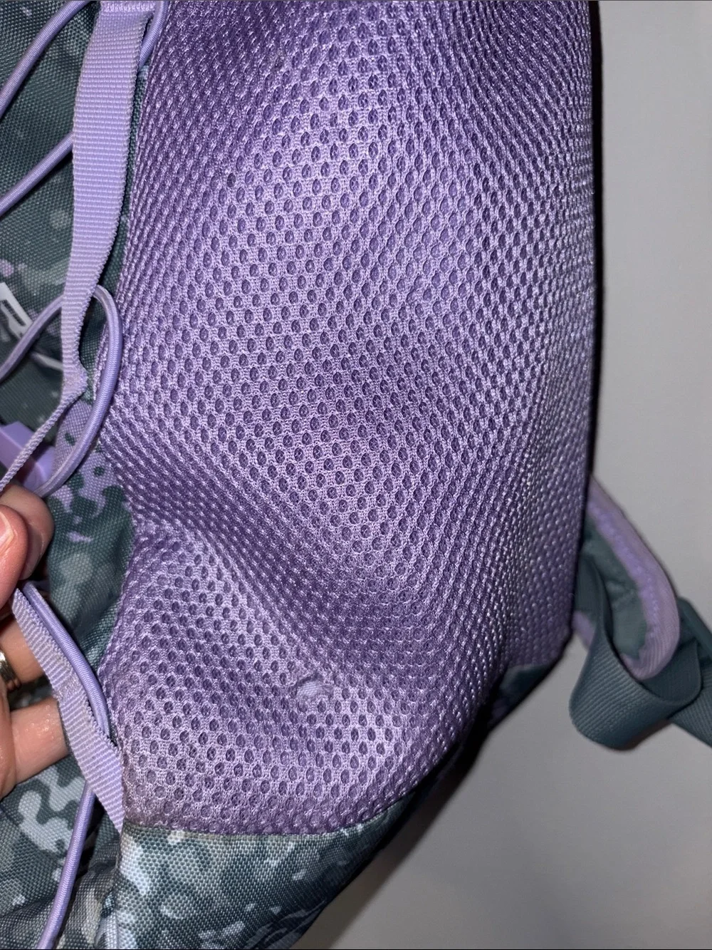Under Armour Gray & Purple Sports Backpack